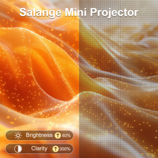 Bilişim Burada JY320 Mini Projektör 1280x720, BT5-0, Android 13, 1080P destekli, taşınabilir sinema keyfi